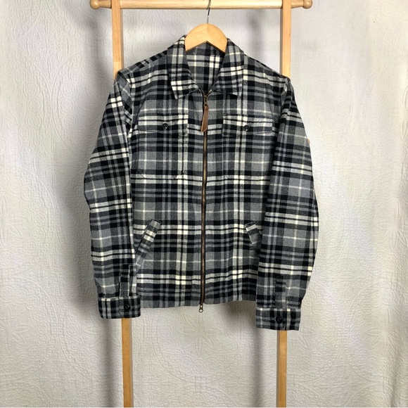 Excellent Vintage LL Bean Ladie’s Cotton Flannel Chamois Shirt Jacket, Size L - Picture 1 of 3